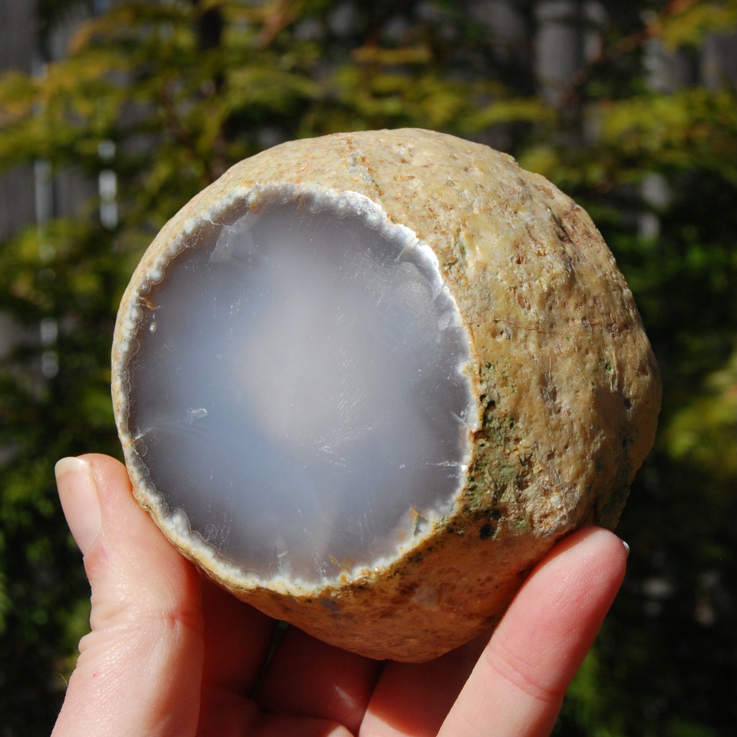 Window Agate Crystal Nodule