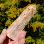 Pink Crazy Lace Agate Crystal Tower