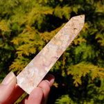 Pink Crazy Lace Agate Crystal Tower