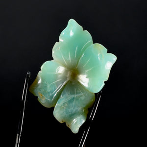 43mm Blue Andean Opal Crystal Flower, Peru h20