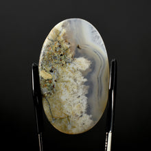 Load image into Gallery viewer, White Moss Agate Oval Cabochon
