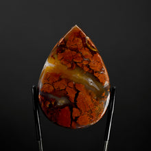 Load image into Gallery viewer, Brecciated Agate Teardrop Cabochon
