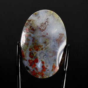 Red Moss Agate Cabochon