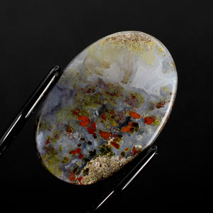 Red Moss Agate Cabochon