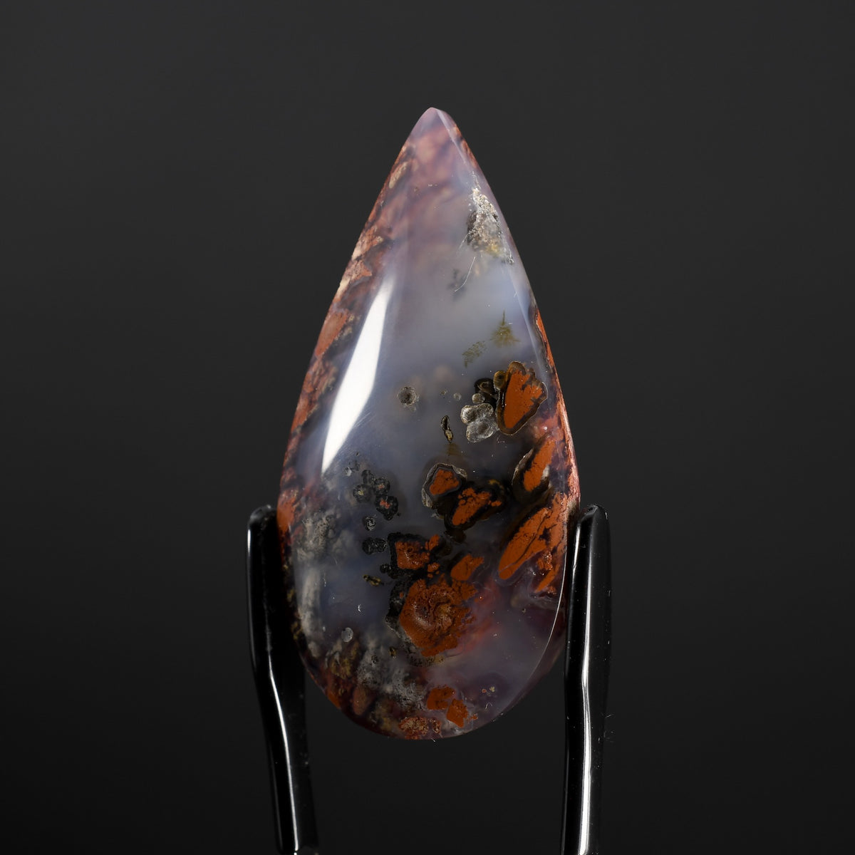 Pink Moss Agate Cabochon