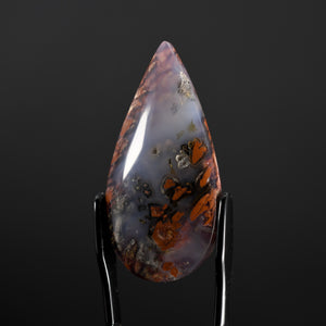 Pink Moss Agate Cabochon