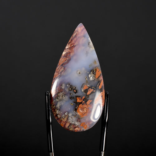 Pink Moss Agate Cabochon