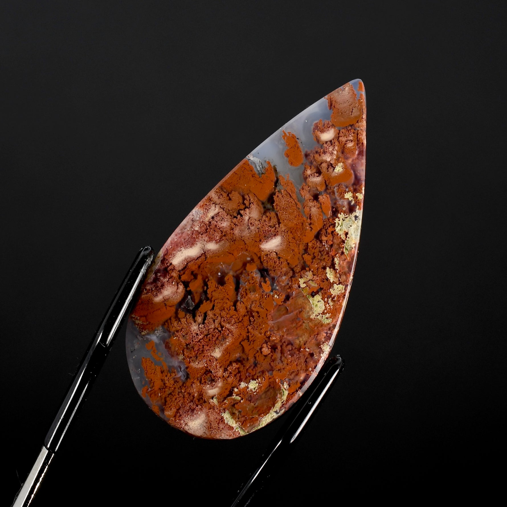 Pink Moss Agate Cabochon