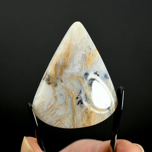 Dendritic Plume Agate Cabochon