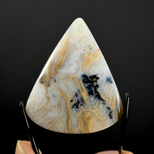 Dendritic Plume Agate Cabochon