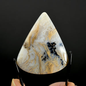 Dendritic Plume Agate Cabochon