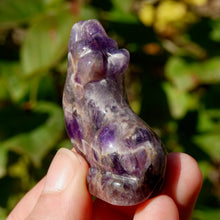 Load image into Gallery viewer, Chevron Amethyst Crystal Wolf
