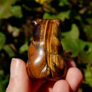 Tiger's Eye Crystal Teddy Bear