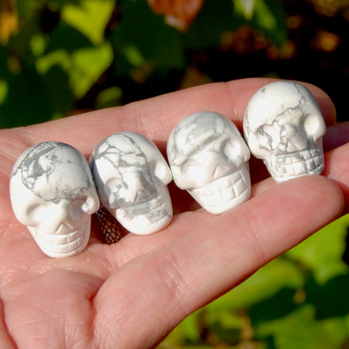 Mini Howlite Crystal Skull