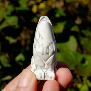 Howlite Crystal Wolf