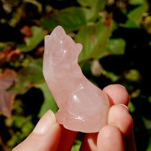 Load image into Gallery viewer, Rose Quartz Crystal Wolf
