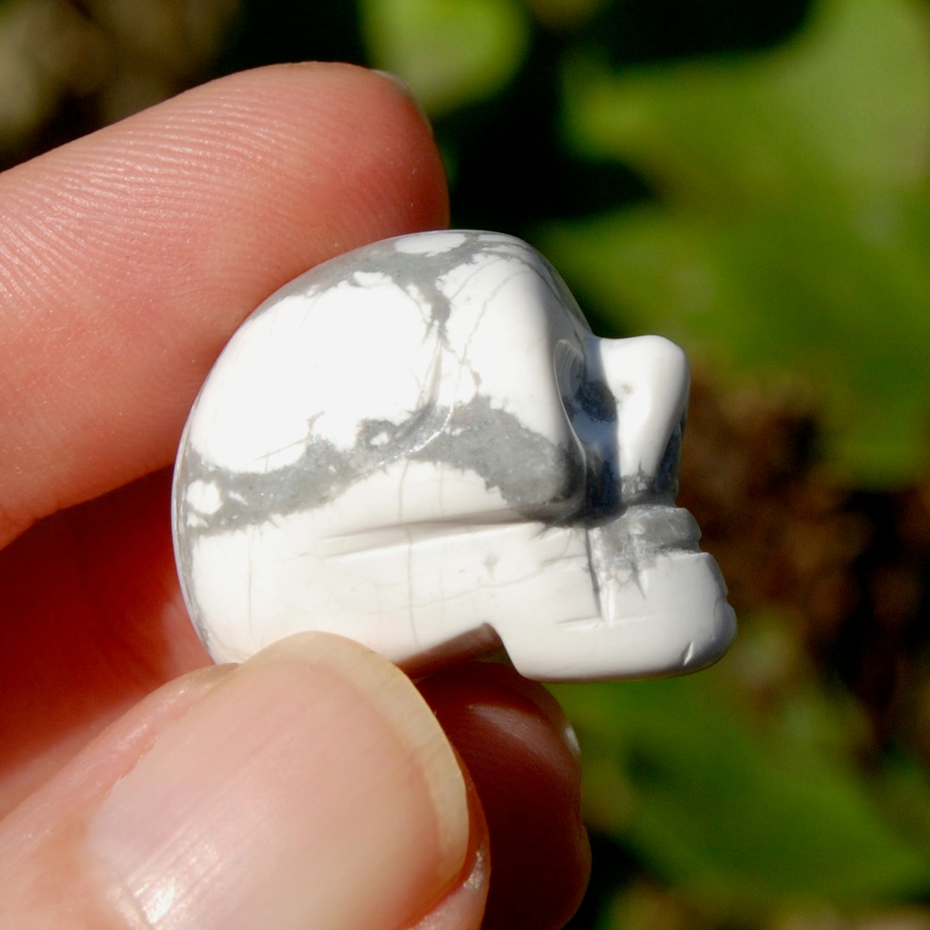 Mini Howlite Crystal Skull