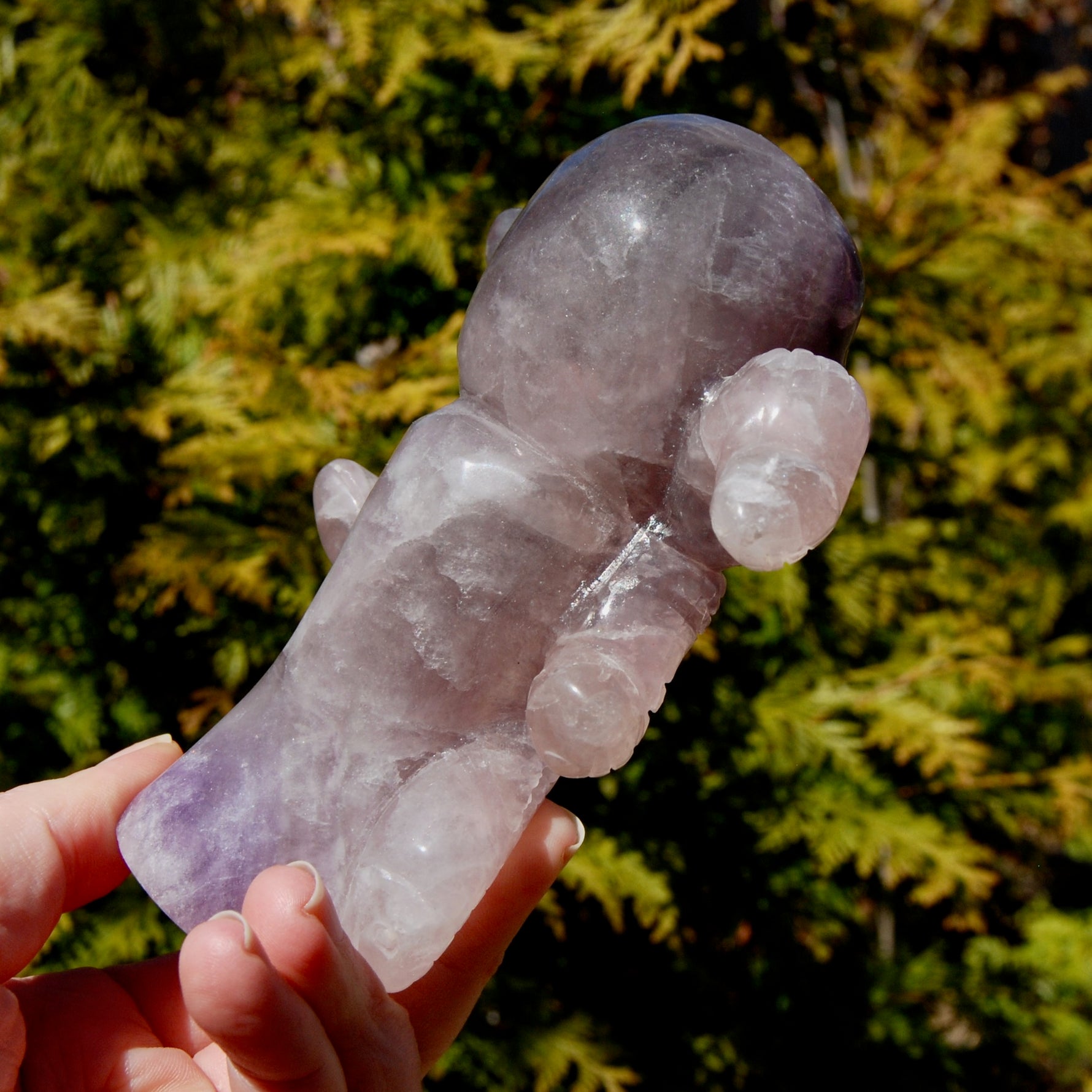 Purple Blue Fluorite Crystal Octopus