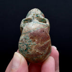 Malachite Matrix Carved Crystal Skul