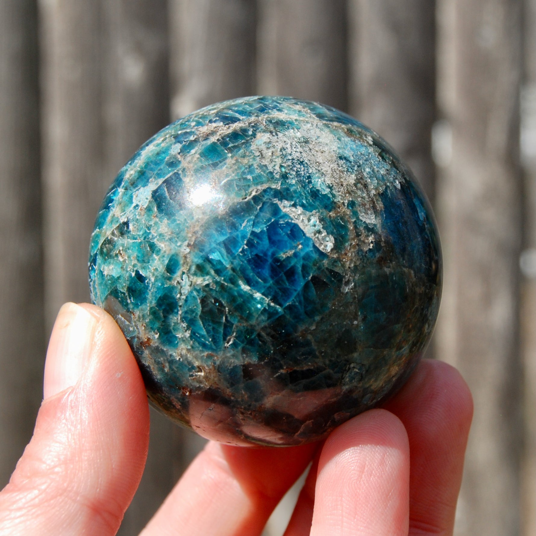 Apatite Crystal Sphere