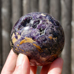 Purple Fluorite Crystal Sphere