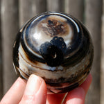 Sulemani Eye of Shiva Banded Sardonyx Crystal Sphere