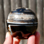Sulemani Eye of Shiva Banded Sardonyx Crystal Sphere