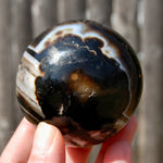 Sulemani Eye of Shiva Banded Sardonyx Crystal Sphere