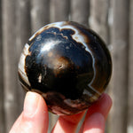 Sulemani Eye of Shiva Banded Sardonyx Crystal Sphere