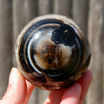 Sulemani Eye of Shiva Banded Sardonyx Crystal Sphere