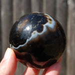 Sulemani Eye of Shiva Banded Sardonyx Crystal Sphere