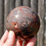 Brecciated Ibis Jasper Crystal Sphere