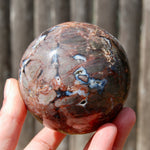Brecciated Ibis Jasper Crystal Sphere