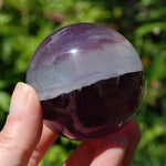 Magenta Watermelon Fluorite Crystal Sphere
