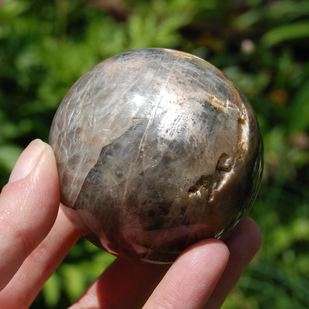 Black Moonstone Crystal Sphere