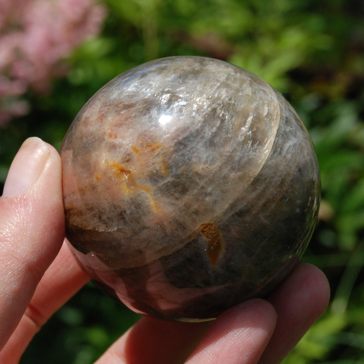 Black Moonstone Crystal Sphere