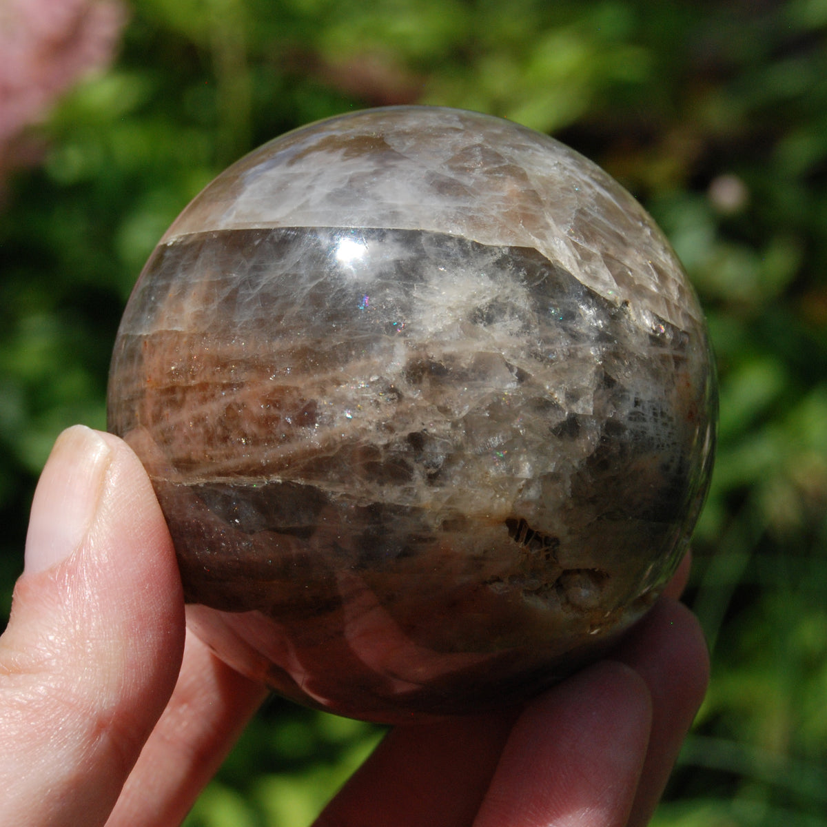 Black Moonstone Crystal Sphere
