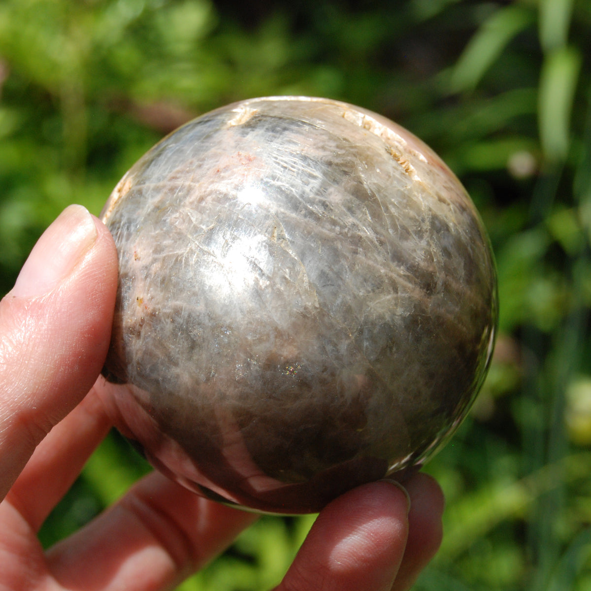 Black Moonstone Crystal Sphere