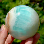Caribbean Blue Calcite Crystal Sphere