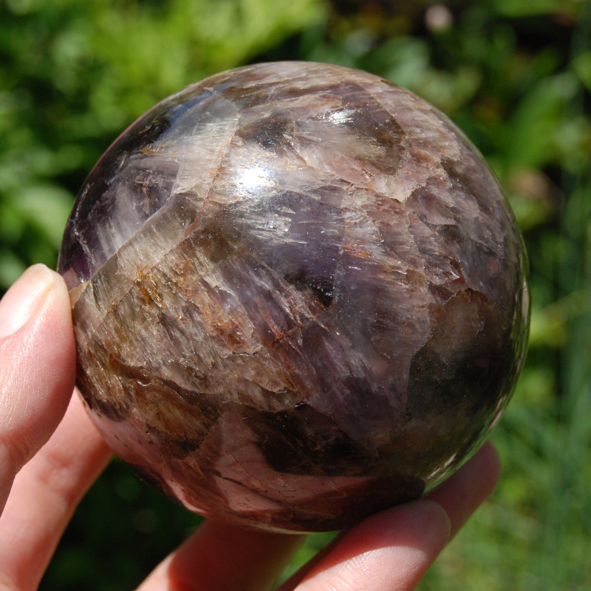 Super 7 Cacoxenite Crystal Sphere