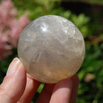 Blue Rose Quartz Crystal Sphere