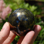 Rare Purple Covellite Pyrite Crystal Sphere
