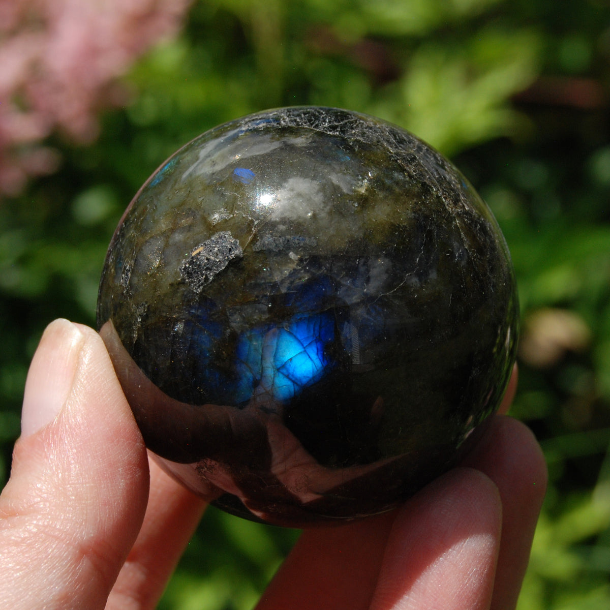 Labradorite Crystal Sphere