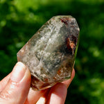 Lodolite Crystal Freeform, 142g Shamanic Dreamstone, Scenic Garden Quartz from Brazil for sale