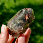Lodolite Crystal Freeform, 142g Shamanic Dreamstone, Scenic Garden Quartz from Brazil for sale