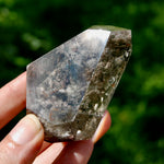 Lodolite Crystal Freeform, 142g Shamanic Dreamstone, Scenic Garden Quartz from Brazil for sale