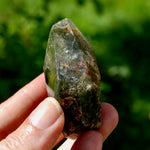 Lodolite Crystal Freeform, 62g Shamanic Dreamstone, Scenic Garden Quartz from Brazil for sale