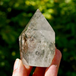Lodolite Crystal Tower for sale, 167g Shamanic Dreamstone, Scenic Garden Quartz from Brazil