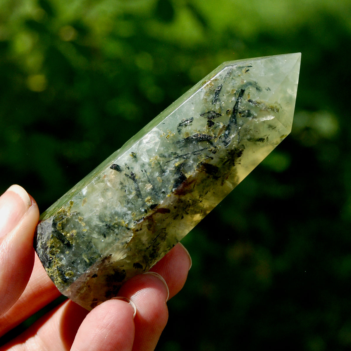 Prehnite Crystal Tower for sale