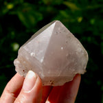 Pink Lithium Lemurian Quartz Crystal, 2in 126g Record Keeper Phantom Pyramid from Brazil for sale